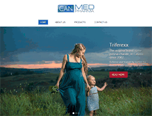 Tablet Screenshot of canmedpharma.com